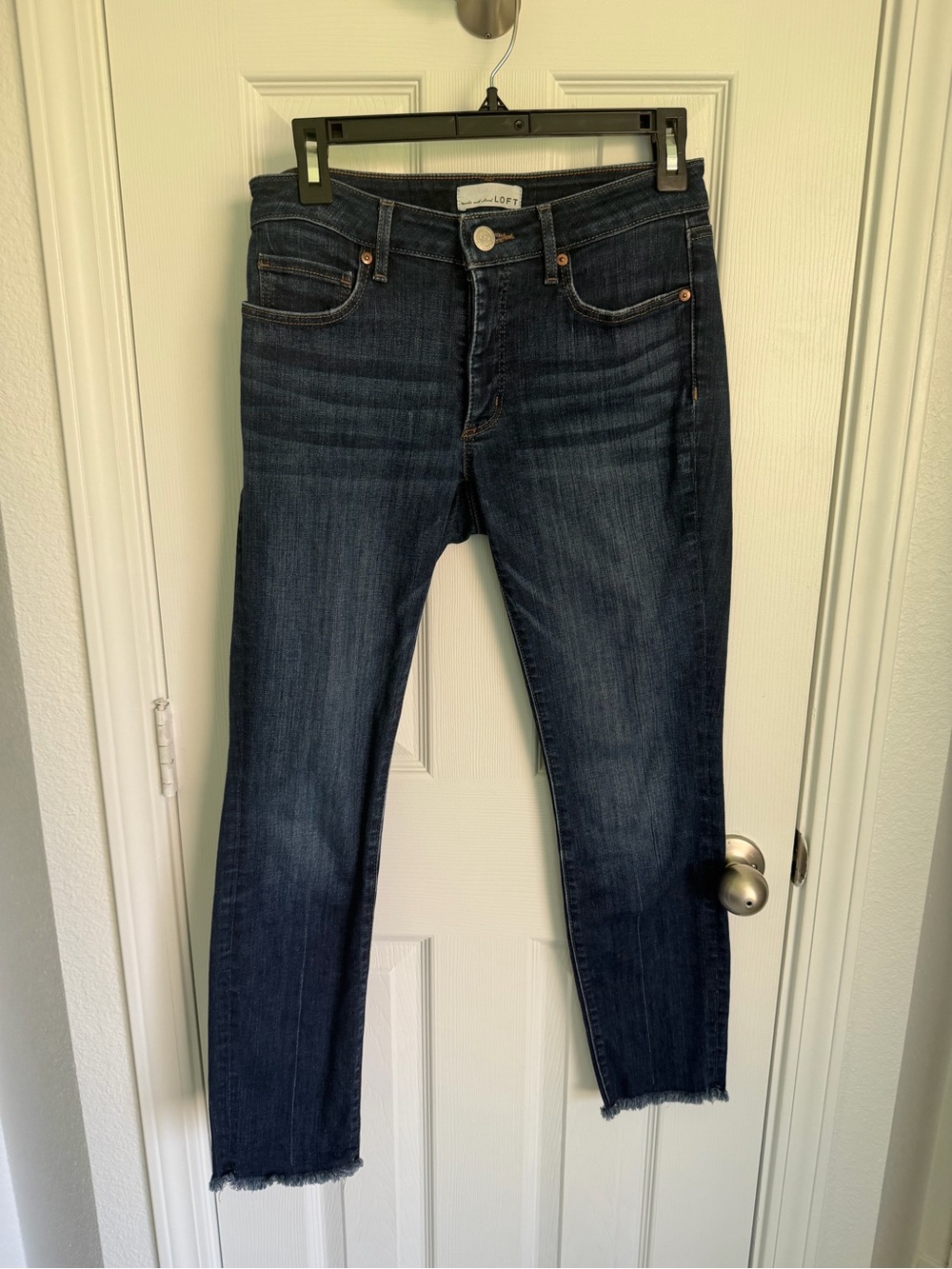 LOFT Dark Wash Skinny Jeans